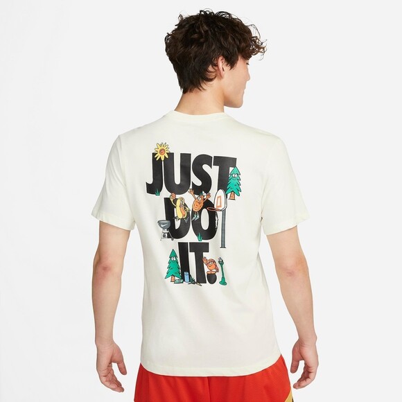 Nike Dri-Fit Hoops Jdi Tee Men's Sports Gym Running Casual T-shirt [FD0064-113] - Picture 3 of 4